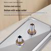 OEING Built-in Sink Glass Rinser with Drip Tray