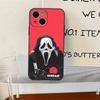 Ghostface Horror Scream Art Phone Case For iPhone 16 15 14 13 12 11 Pro Max XS X XR 7 8 SE Back Cover