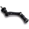 HEIGHTEN Reel Handle 42mm with 15mm Knob – Shimano & Daiwa Spinning Reel Compatible (Black & Gunmetal) (HT11301)
