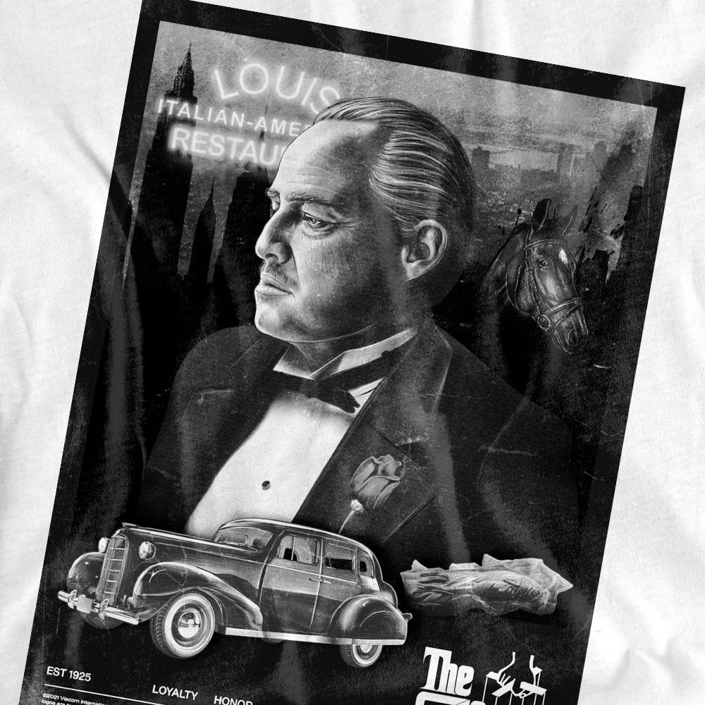 The Godfather Unisex Adult Don Vito Corleone Poster T-Shirt