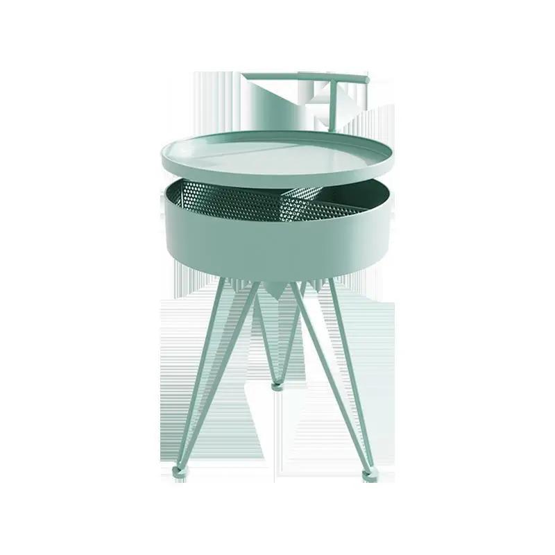 Macaron sofa side table creative simple modern mini coffee table art removable net red style