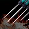 Multipurpose Steel Screwdriver Flat & Slotted Bit  Screwdriver Shock Resistant Ergonomic for Home Repair Task