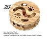 Cat Boredom Relief Interactive Toy with Rolling Balls, Durable Density Board Scratching Mental Stimulation for Cats Toy, Anxiety Wooden Maze