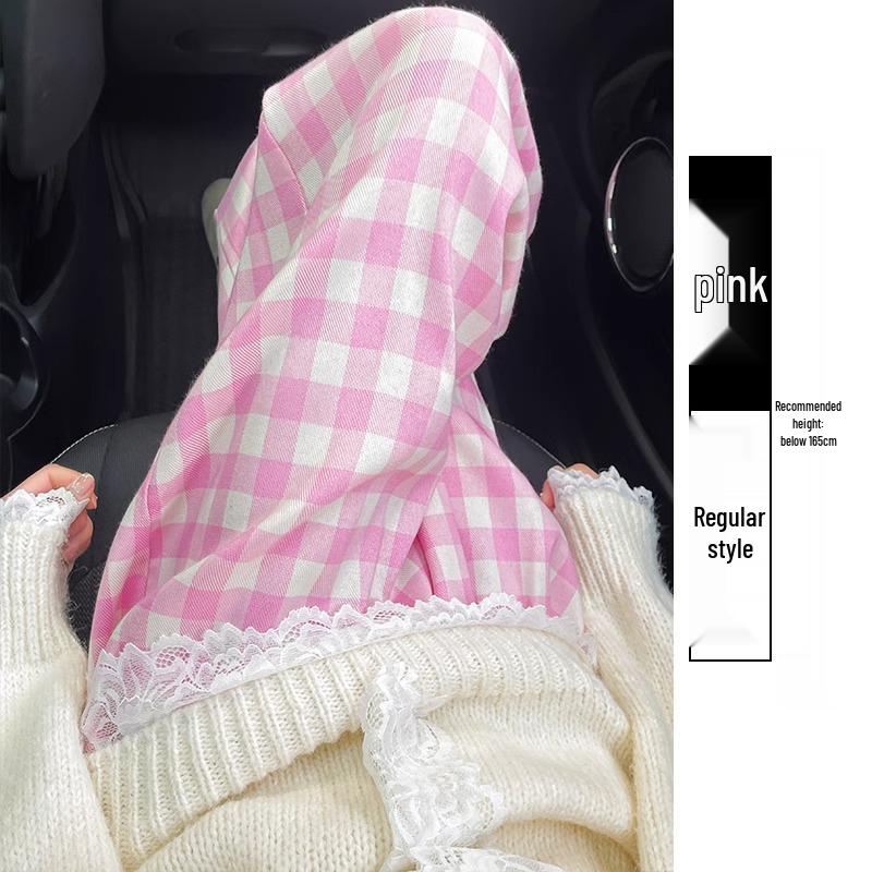 

Женские розовые клетчатые брюки прямого кроя, свободного облегания, повседневные широкие, длиной до пола, весна/осень 2025. M