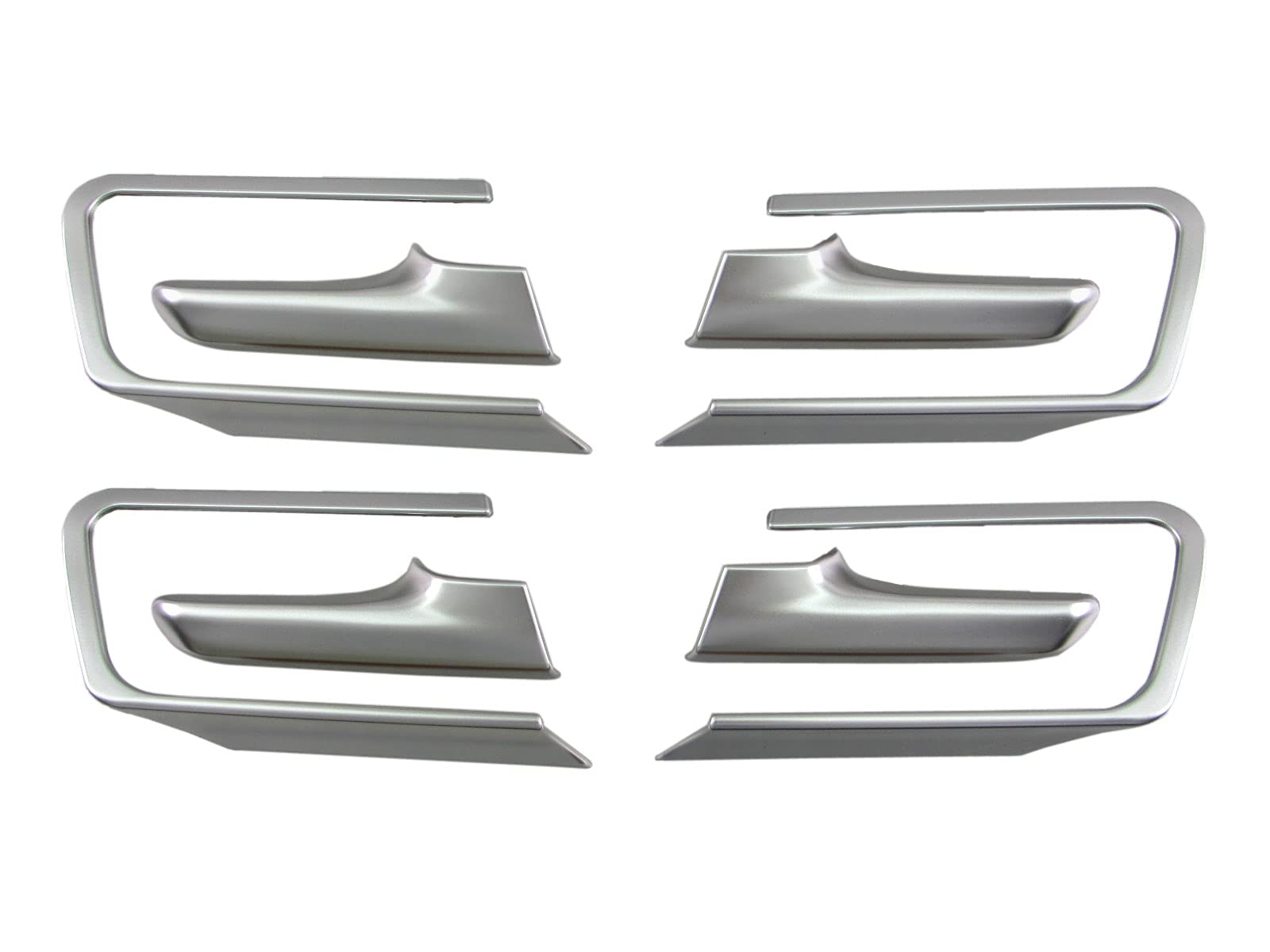 

BRIGHTZ Inner Door Handle Covers and Knob Plate Set for Toyota Prado Satin Silver GRJ151W 150/151, [INS-DHC-161], TRJ150W, GDJ150W, GDJ151W, GRJ150W,