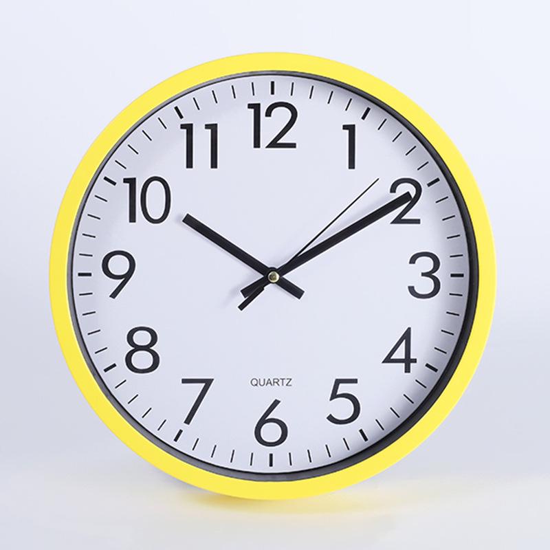 10-14 Inch Silent Wall-Mounted Study & Bedroom Clock