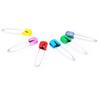 100pcs Assorted Color Diaper Pins Stainless Steel Cloth Diaper Pins Safety Pins  For Craft Clothes