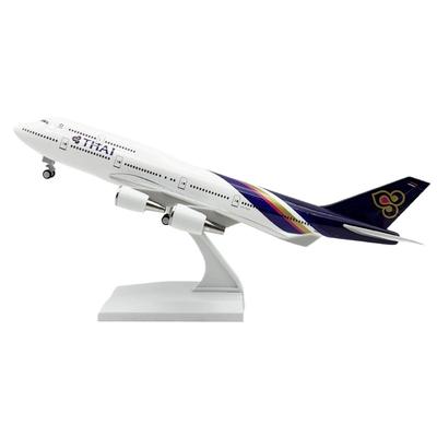 1/400 B747 Thai Airways 30CM Scale Aircraft Model for Aircraft Model Airplane 747 Die-cast Resin Aircraft Collection Display Toy Plane