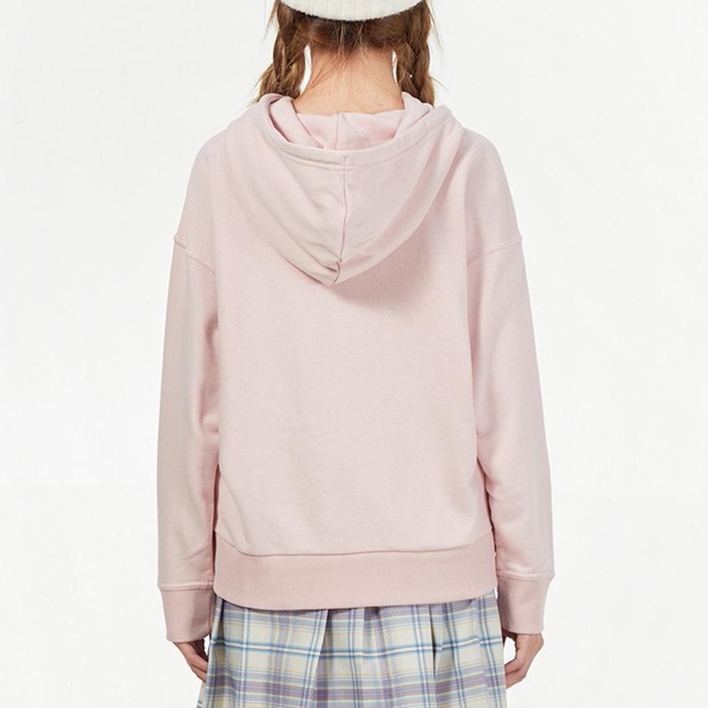 Puma Classics Logo Print Pullover Hoodie Women Hoodies Pink 531385-36