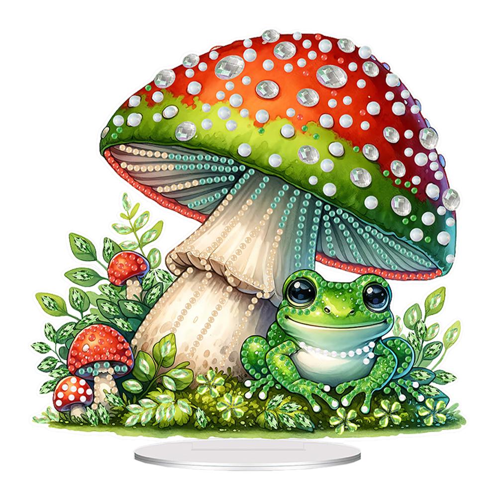 Acrylic Cartoon Animal Diamond Painting Tabletop Ornaments Kit Lamp Diamond Painting Desktop Ornaments Kit for Home Office Decor