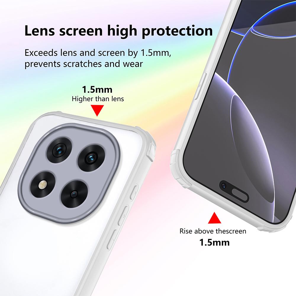 Phone Case For Xiaomi Redmi Note 14 Pro 5G/Note 14 Pro+ 5G/Poco X7 5G Reinforced Corner Shockproof TPU + Acrylic Cover