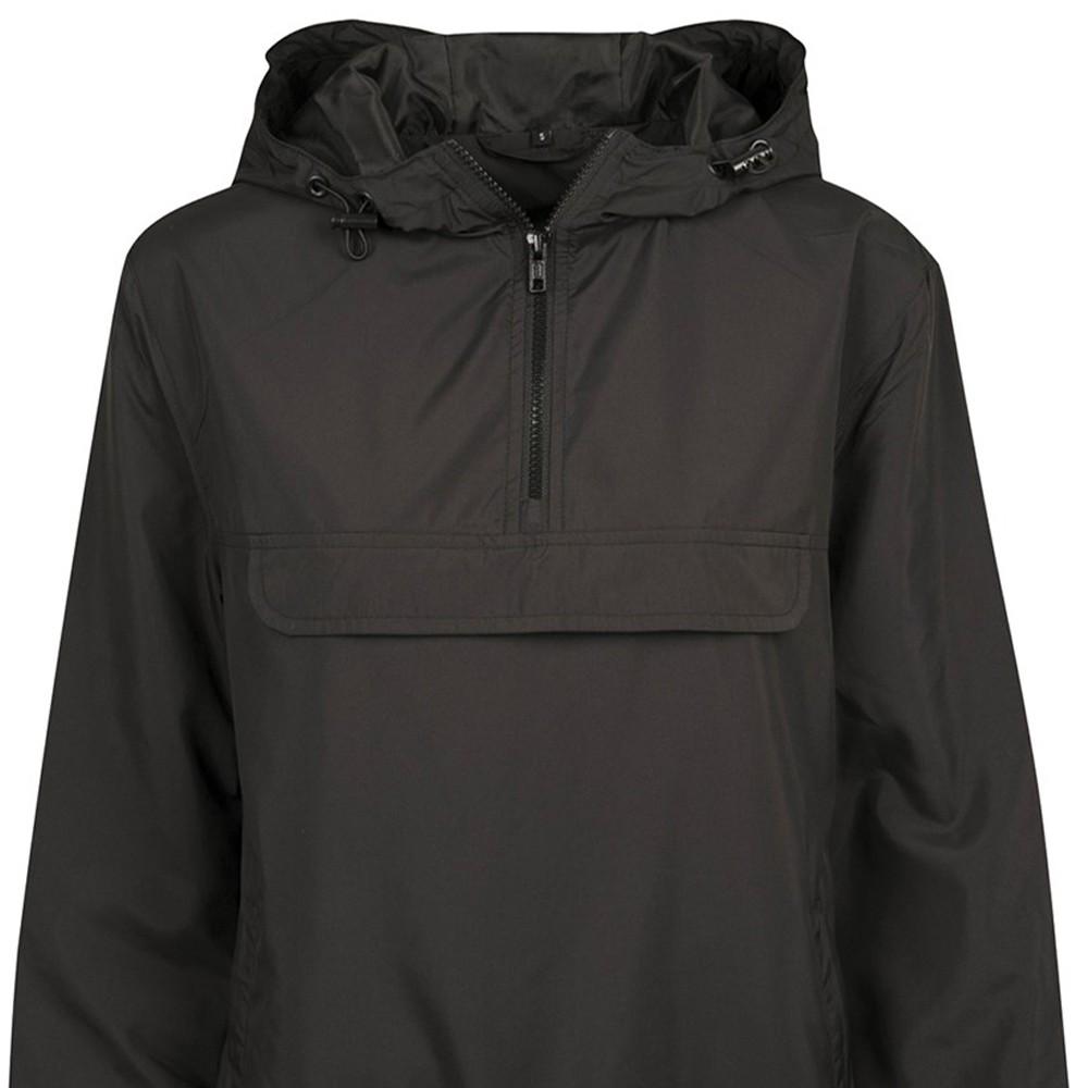 Build Your Brand Womens/Ladies Basic Water Repellent Pull Over Jacket