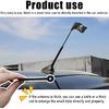 Povtii Pirate Flag Car Antenna Topper, Skull Crossbones Partern Automotive Antenna Topper, Cool Pirate Flag Shaped Auto Antenna Ball for Most