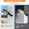 2400w Led Solar Flood Light With Remote Control 3 Lighting Modes Motion Sensor Outdoor Security Street Lamp