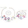 Beads Character Bracelet Trendy Cute Cartoon Necklace Jewelry Childishness Jewelry Set  Girls