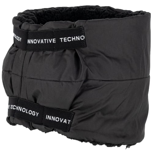 RS TAICHI Motorcycle Autumn/Winter Neck Warmer Fleece Windproof Cold Protection Heat Retention Thick Boa Neck Warmer RSX165 BLACK ONE SIZE