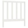 VidaXL Headboard White 95x4x100 Cm Solid Pine Wood822238