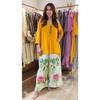 Women Office Wear Cotton Kurti Palazzo Set Indian Designer Ethnic Top Cord Set