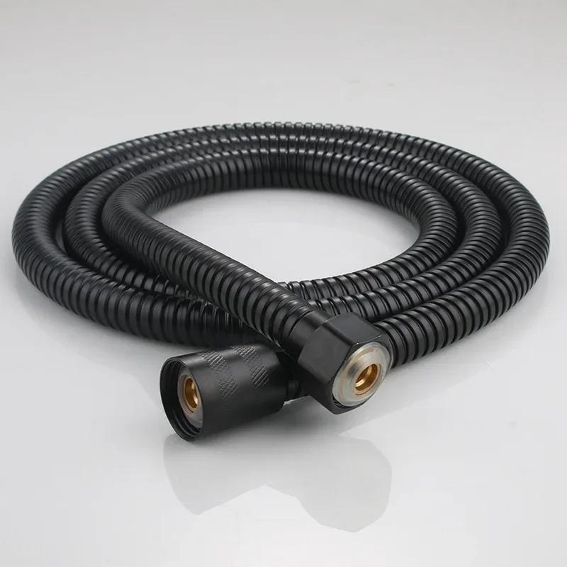 1Pcs 1.5m Stainless Steel Hose Extension Tube Bathroom Shower Tube Extension Tube Water Pipe Drawing Tube Bathroom Accessories