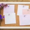 A Box Heart Shape Push Pins 50/100PCS Transparent Flower Push Pin Heart Push Pins  School