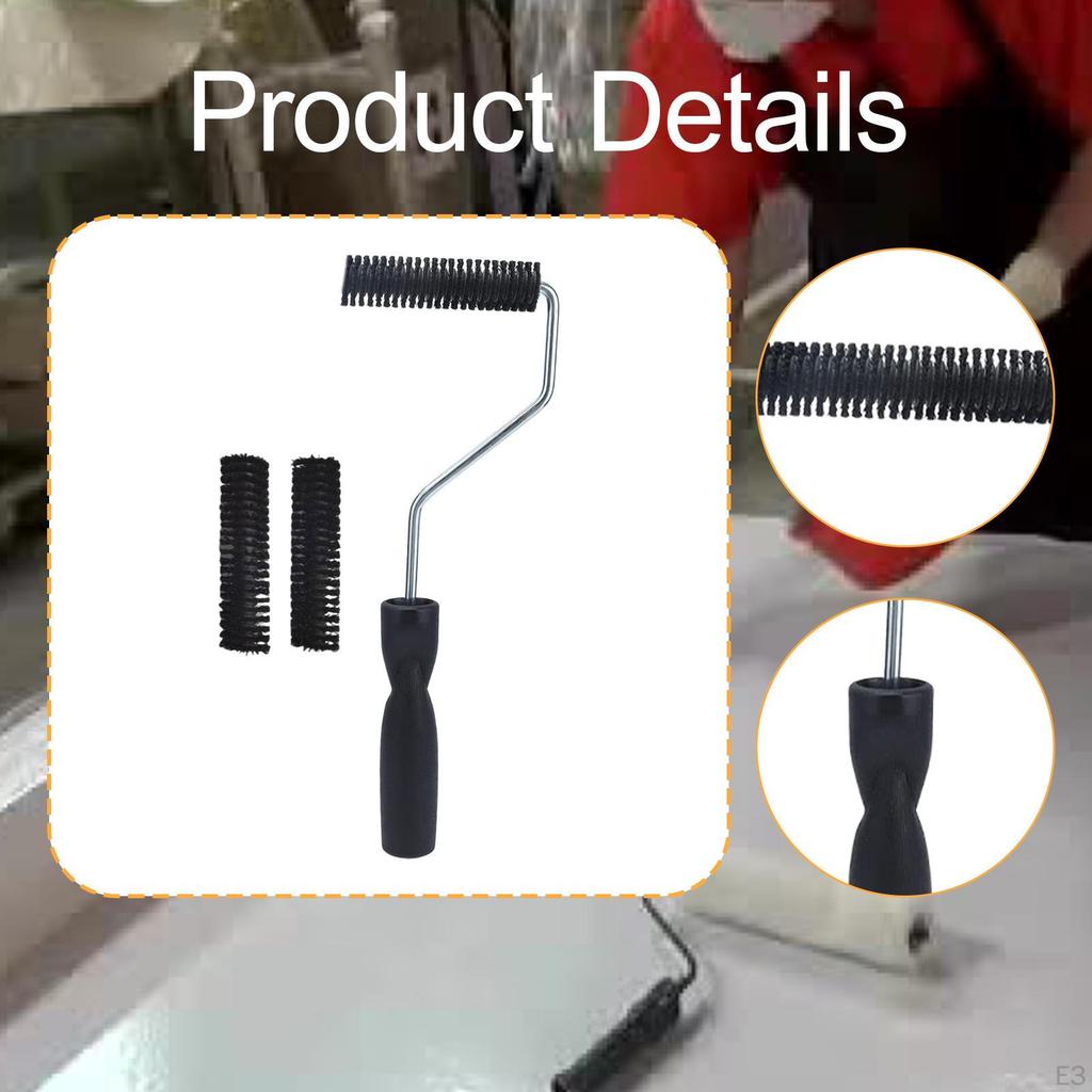 Fiberglass Roller Tool Bubble Paddle Laminating Paint Kit for Indoor