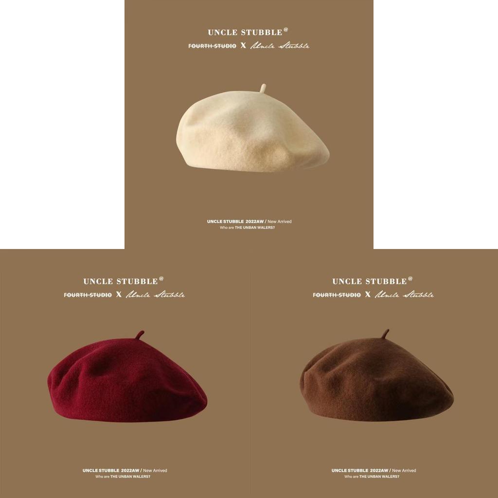 Wool Beret Hat For Women With Breathable Cotton Material And Vintage Style For Fall 2023