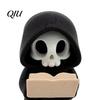 Stylish Room Accessories 9Pcs Grim Reaper Figurines, Cool Skull Skeleton Statues, Gothic Dark Halloween Environmentally Safe Toys