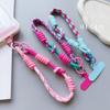 Dopamine Rainbow Wrist Strap: Cute Cartoon Phone & Key Lanyard