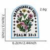 10pcs Embroidery Faith Text Patches Iron On God Jesus Emblem DIY Clothing Stripe Appliques Sewing Wappen Wholesale Cheap