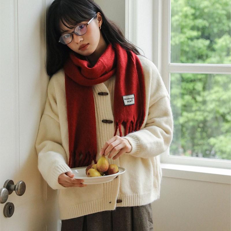 Johnature Japanese Antique Retro Lazy Style Horn Button Soft Glut Women Casual Loose Simple All Match Coats