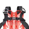 Backmount Fixed Strap Diving Backplate Strap Quick Release BCD Sidemount Buckle BCD Tank Strap for Underwater Equipment
