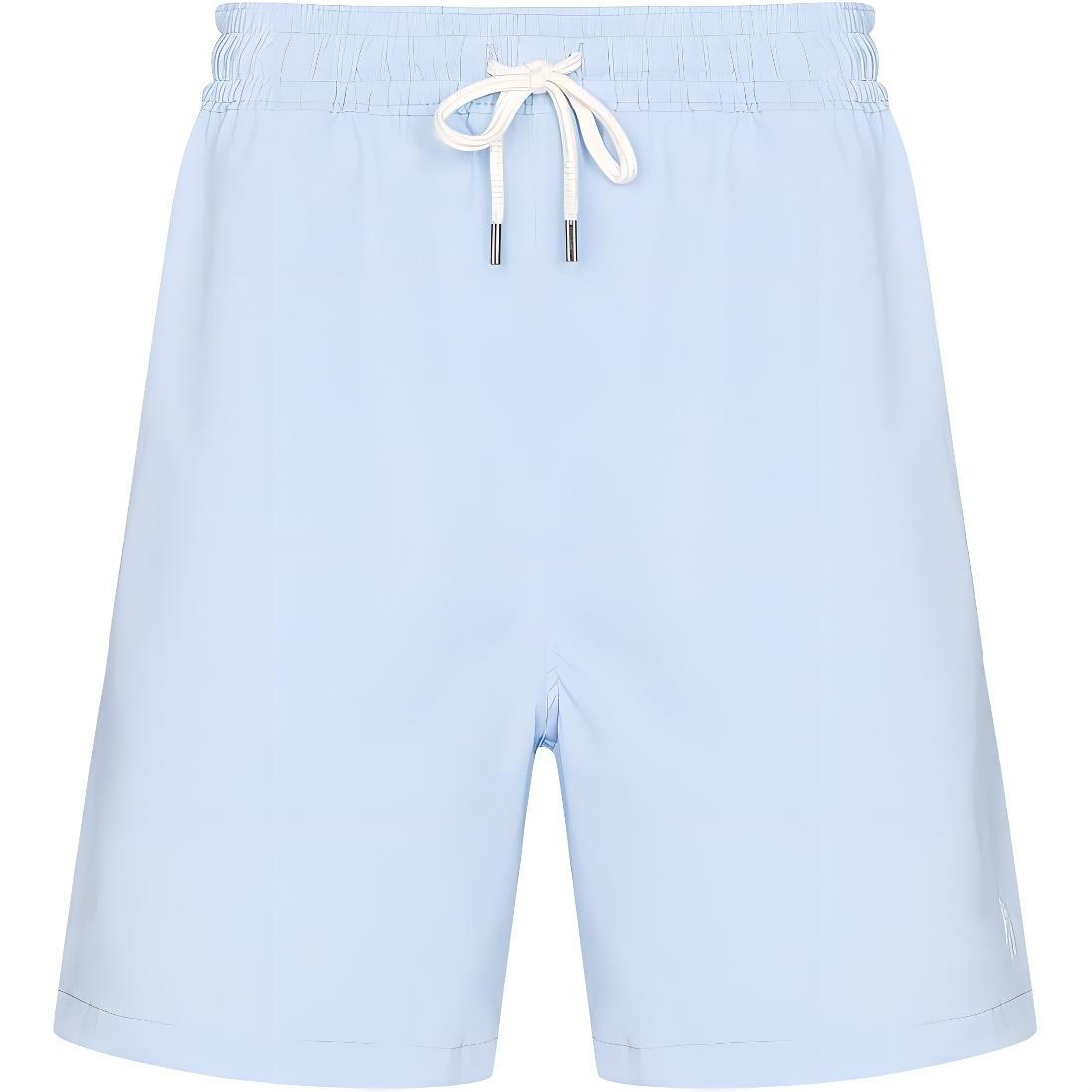 

Polo Ralph Lauren SS22 Однотонные шорты-путешественники на шнуровке прямого кроя для мужчин, шорты Синие 710829851-023 L