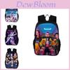 Hunter Witches Kpop Backpack With Oxford Fabric And Breathable Cushion Straps For School Students