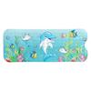 Bath Mat with Drainage Holes, Anti-Slip Texture Foot Massage Mat, Food-Grade PVC Material Suction Cups Bathtub Mat