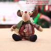 Snowman Doll Merry Chirstmas Decor for Home Table 2023 Elk Doll Christmas Ornaments Santa Claus Navidad Gift Happy New Year 2024