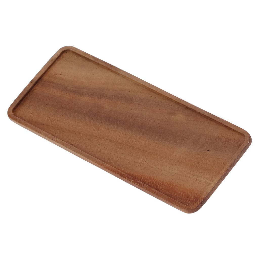 Tea Set Tray Walnut Hand Polished Clear Texture High Hardness Service Tray for Hotel Home