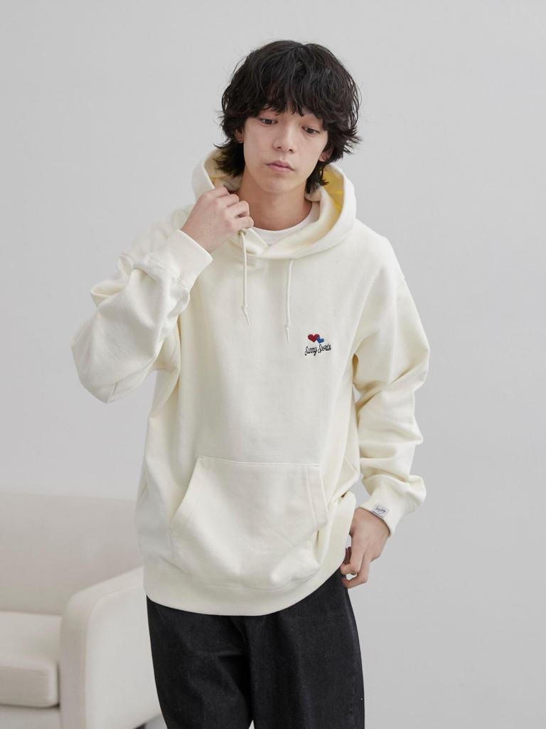 Cohen SunnySports Custom-Made One-Point Heart Embroidered Hoodie 75206020460 7950 NAVY (79) M