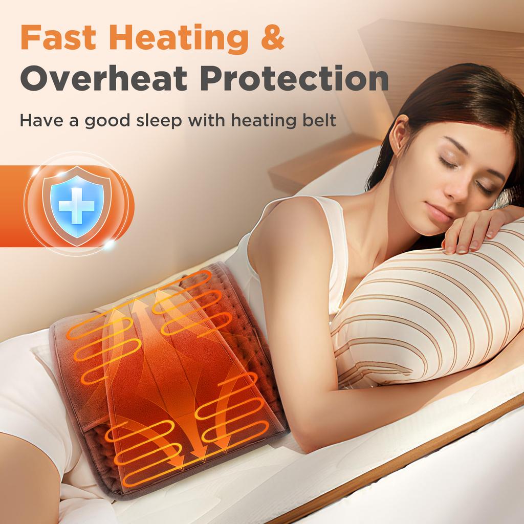 Portable Electric Blanket Heating Pad for Back Waist Shoulder Hand Warmer Home Office Pet Warming Mat Period Cramps Relief