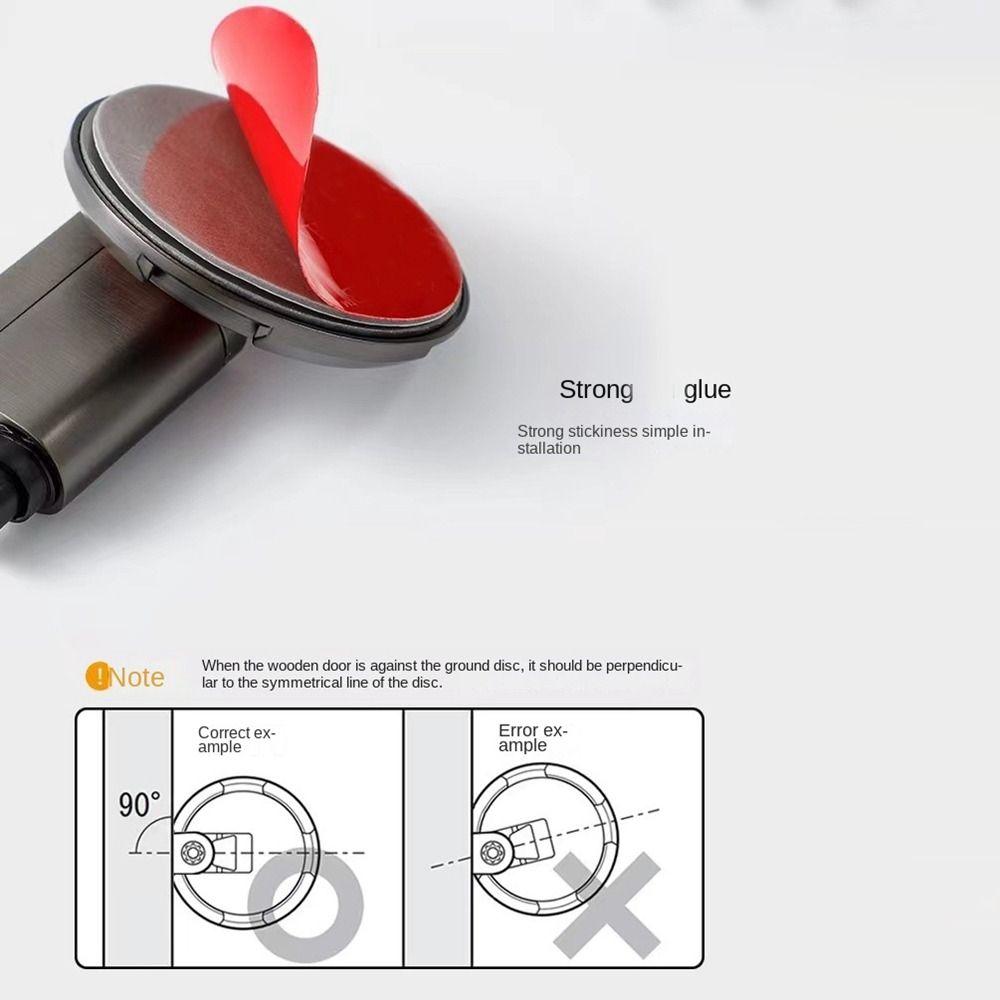 Heavy Duty Mechanical Door Stopper Non-punch Door Suction New Door Holder  Furniture