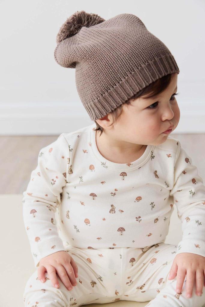 OC Long Sleeve Bodysuit Foraging Friends JBCO245228 Baby IVR 50 [Jamie Kay]