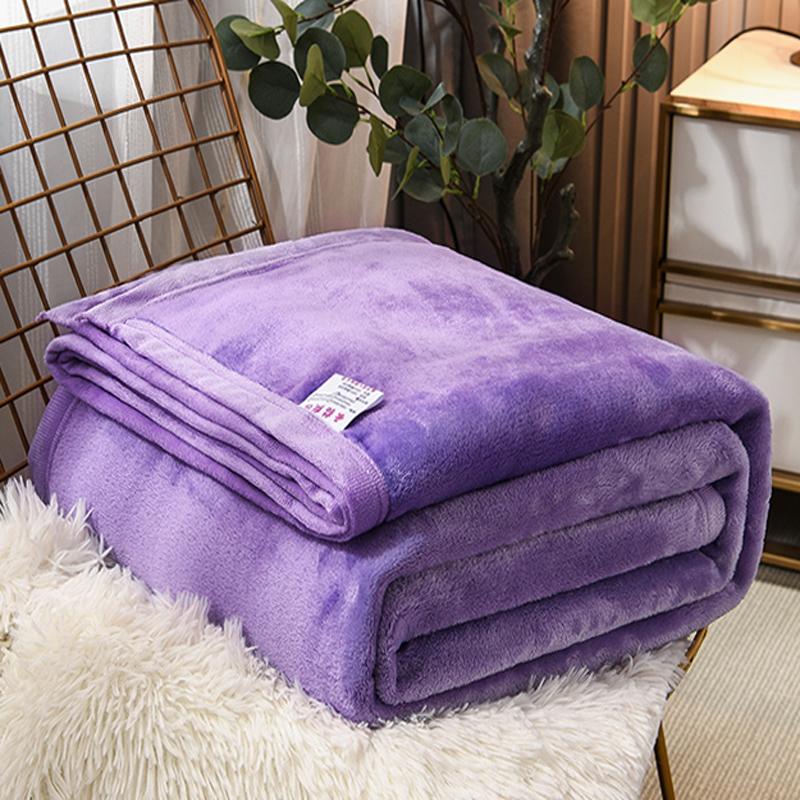 Modern Solid Color Throw Blanket Comfy and Cozy Lightweight Super Soft Blanket for Home Couch Sofa Bed Bedspread Travel Camping