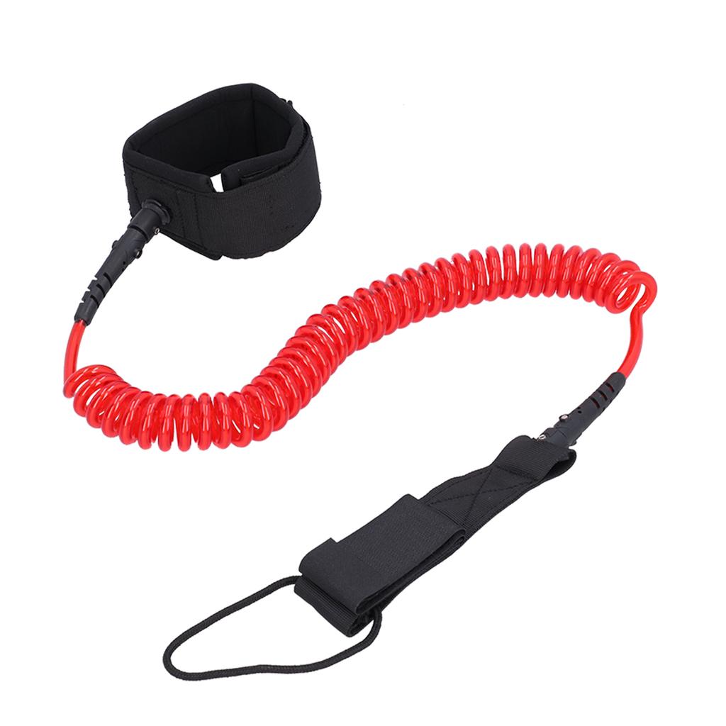 Surfboard Leash Stand Up Paddle Board Bein Knöchel Seil Surfen Schutz Sicherheitsleine für Flachwasser Paddeln Rot