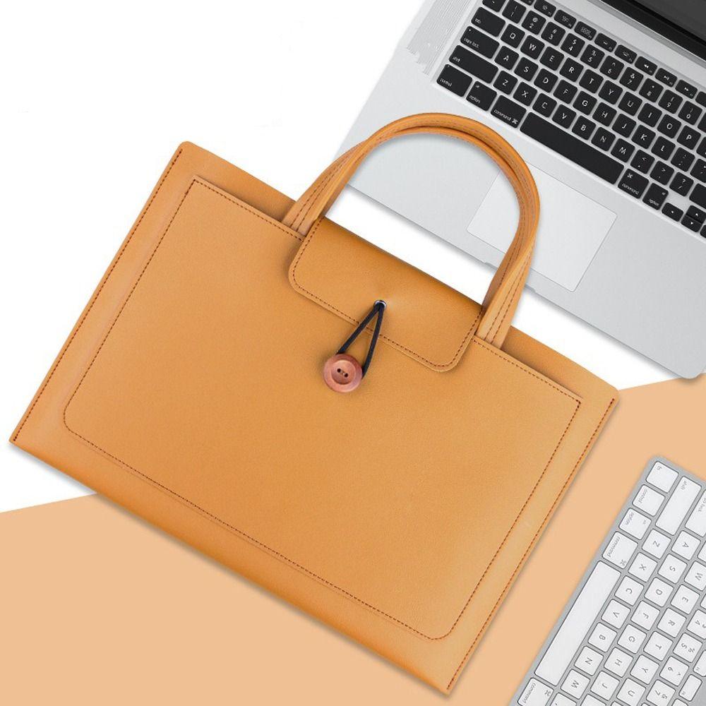 Large Capacity Handheld Bag Rectangle Carrying Case Messenger Briefcase Women's Bag