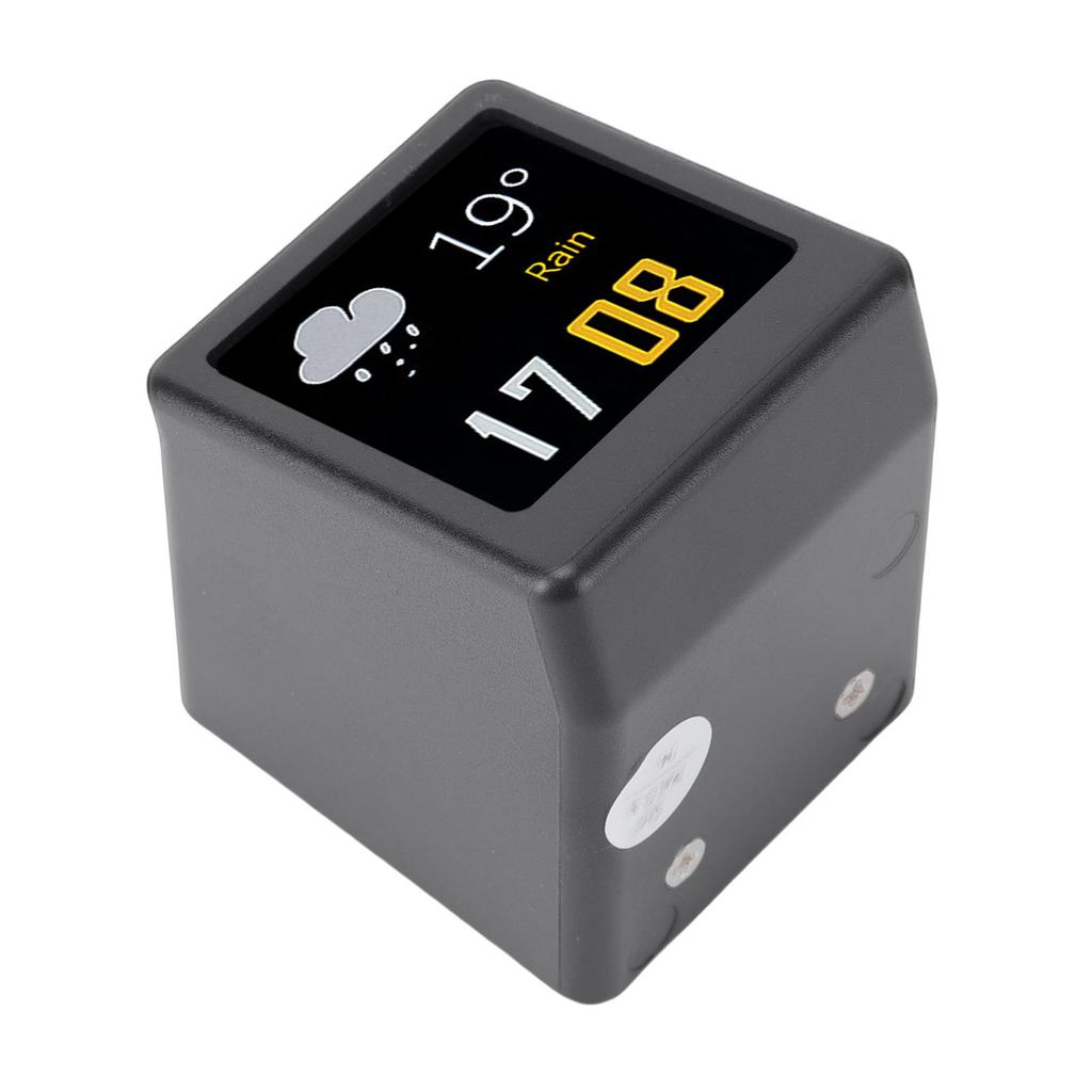 Mini Digital Clock 1.54in Screen LED Intelligent Dynamic Weather Temperature Humidity Display 240x240 Pixel