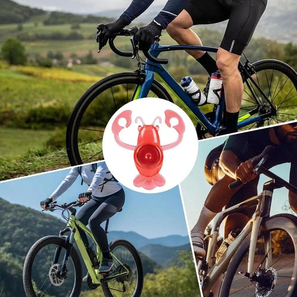 Lobster/Crab Shape LED Bike Rear Light Waterproof Bike Safety Warning Light  Night Cycling