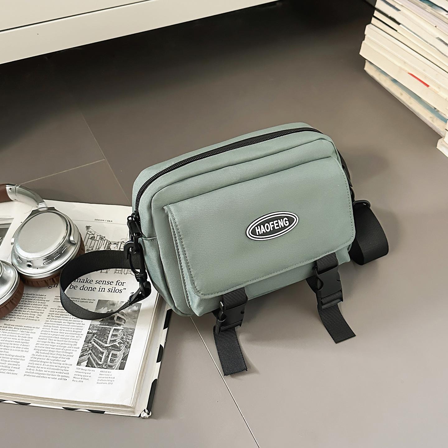 

Outdoor Sports Messenger Bag Men S And Women S Casual Shoulder Bag Contrasting Color Small Square Bag Portable Travel Mobile Phone Bag Square Bag
