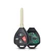 KEYYOU HyQ12BBY 314.4 Mhz ID67 3/4 Buttons Car Remote Key For Toyota Camry Avalon Corolla Matrix RAV4 Yaris Venza tC xA xB xC