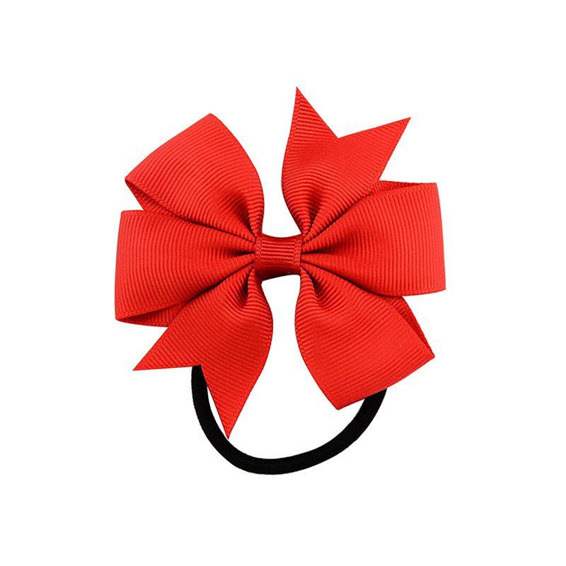Bow Tie Rope Hair Accessories Hair Band Grosgrain Ribbon Bow Girls Children's Cute Elastic Hair Band