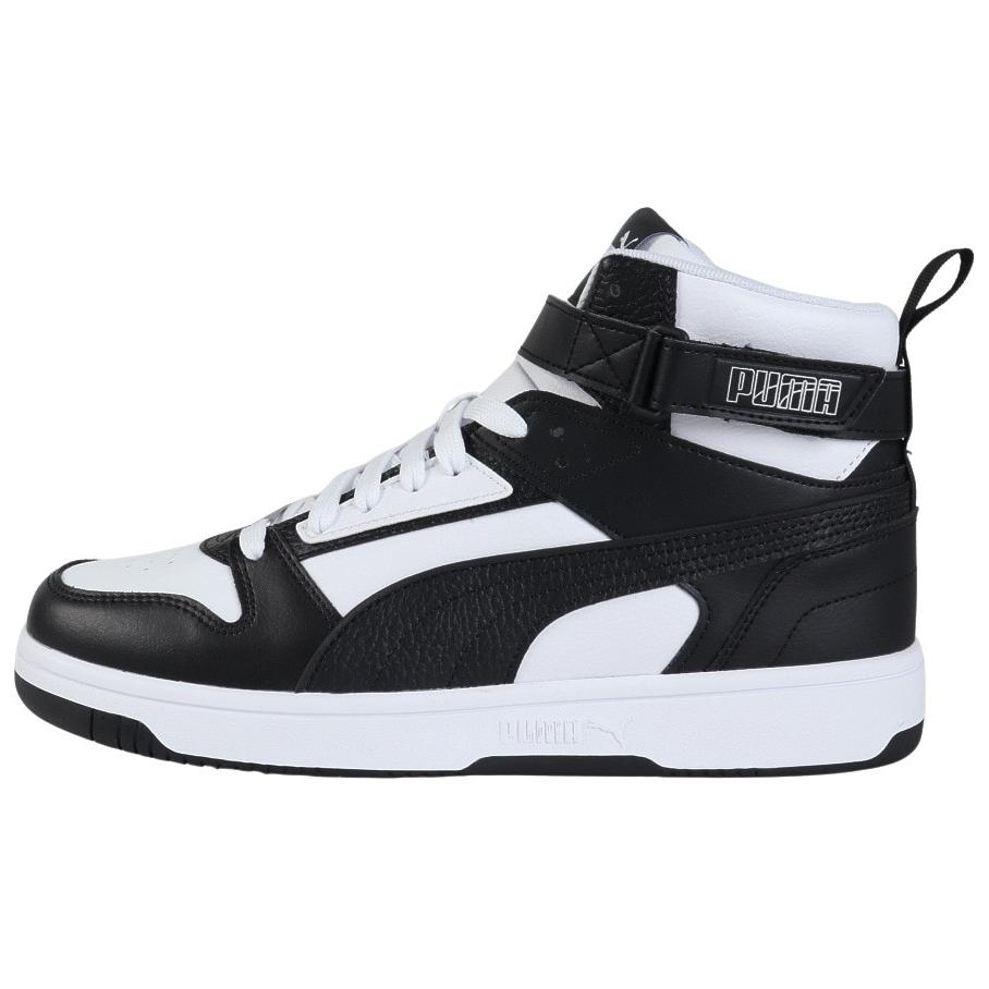 

Puma Rebound Joy Comfortable Versatile Low-Top High-Top Sneakers Unisex Sneakers Black White 398429-02 42.5
