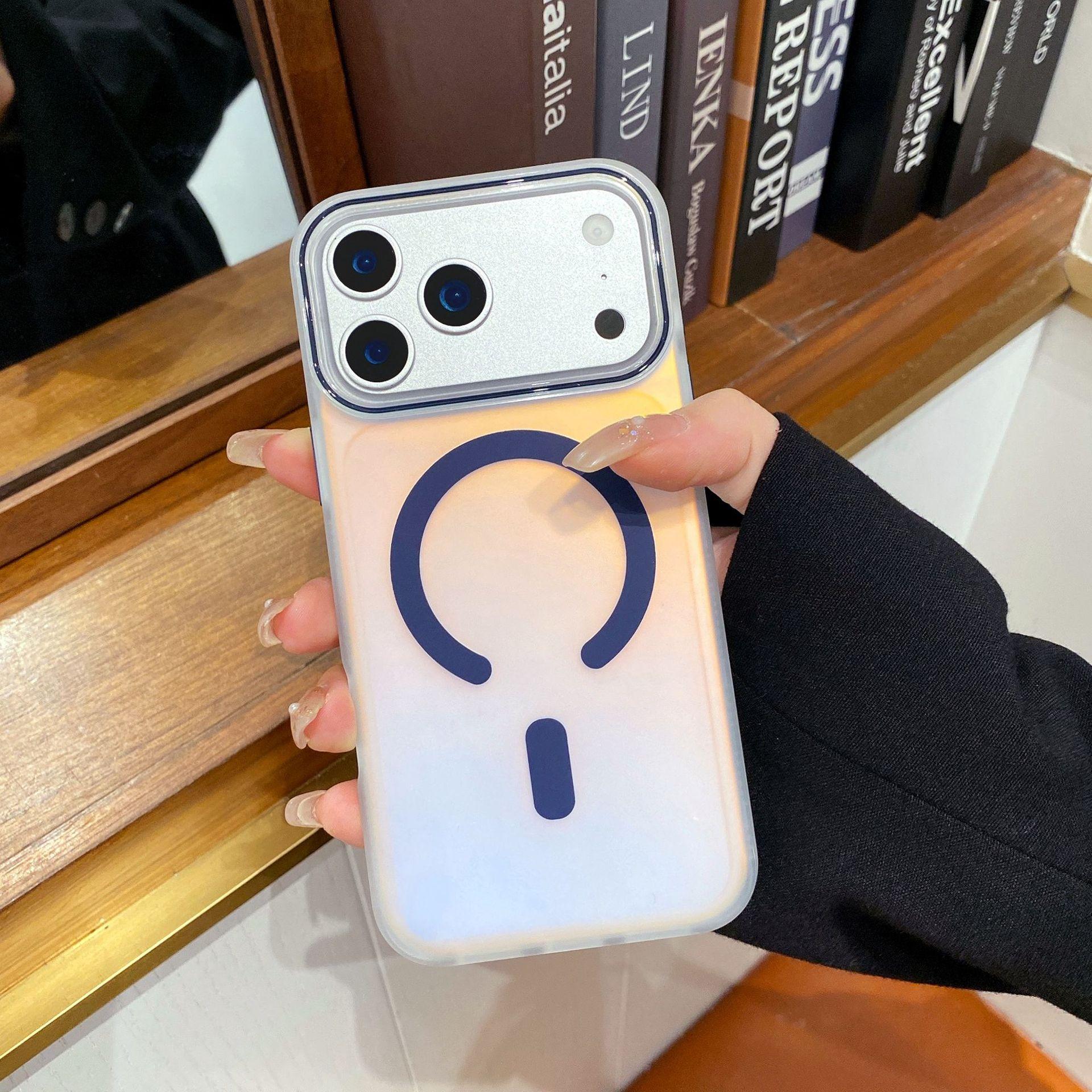 

IMD Laser Chameleon for IPhone17 Promax Magnetic Phone Case for Apple 16 All-inclusive Anti-fall Hard Case For iPhone13Promax